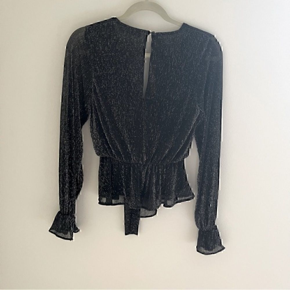 LUSH Black and Silver Blouse  - Picture 4 of 5